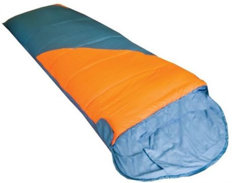 Спальный мешок Tramp "Fluff R", цвет: оранжевый, серый, правосторонняя молния