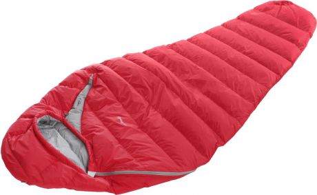 Мешок спальный Red Fox "Rapid", правосторонняя молния, экстремальная температура 10°С, цвет: красный, 200 x 80 см