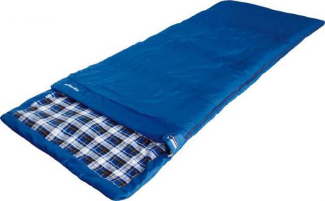 Спальный мешок-одеяло High Peak "Highland", цвет: синий, левосторонняя молния