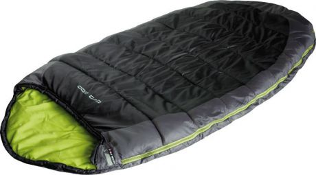 Спальный мешок High Peak "OVO 170", цвет: темно-серый, зеленый, левосторонняя молния