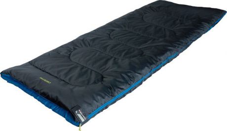 Спальный мешок-одеяло High Peak "Ceduna", цвет: антрацит, синий, левосторонняя молния