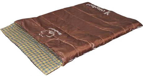Мешок спальный Greenell "Йол V2", цвет: коричневый, левосторонняя молния