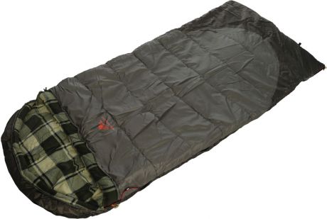 Спальный мешок-одеяло Alexika "Siberia Wide Plus", цвет: серый, правосторонняя молния. 9254.01071