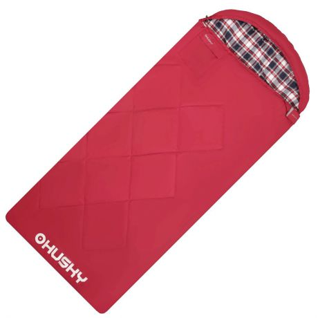 Спальник - одеяло Husky "GROTY LADY -5С", левая молния, цвет: красный