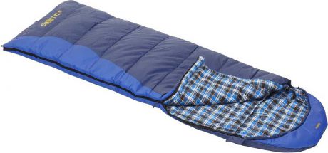 Спальный мешок-одеяло Talberg "Bussen Wide -22С", левосторонняя молния, цвет: серый