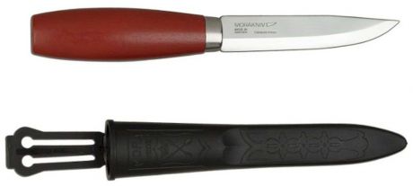Нож туристический Morakniv "Classic №1", цвет: красный, стальной, длина лезвия 9,8 см