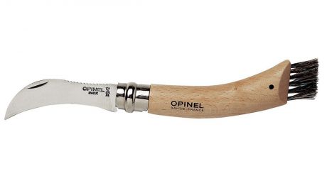 Нож Opinel "Gardening", для грибников, с щеточкой