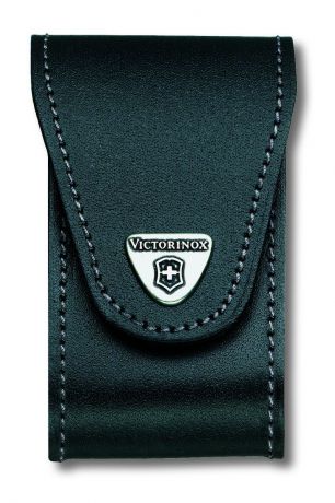 Чехол для ножей "Victorinox", на ремень, цвет: черный, 10,5 см х 6 см