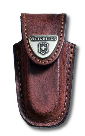 Чехол для ножей "Victorinox", на ремень, цвет: коричневый, 8 см х 4,2 см