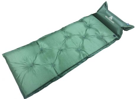Коврик самонадувающийся Woodland "Comfort Mat+", с подушкой, 65 х 5 х 200 см