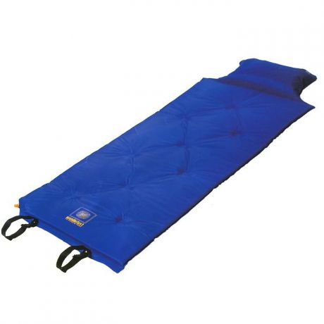 Коврик Wanderlust "V-Max 25", самонадувающийся, с подушкой, цвет: синий