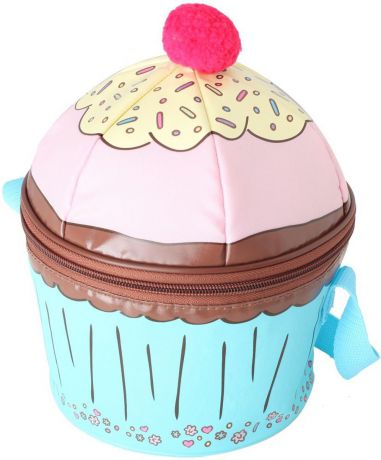 Термосумка детская Thermos "Cupcakes Novelty", цвет: голубой, розовый, 5 л