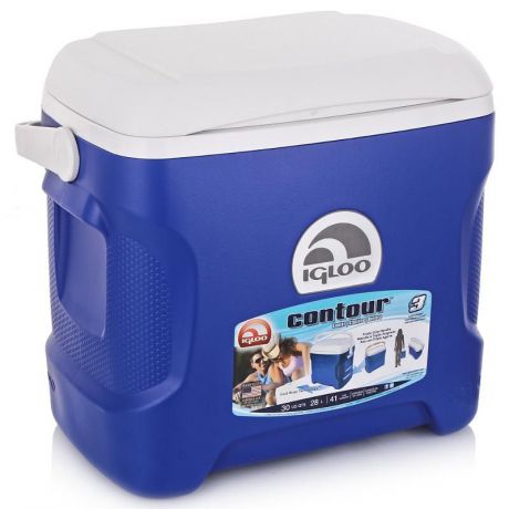 Изотермический контейнер Igloo "Contour", цвет: синий, 28 л