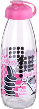 Бутылка для напитков Mayer & Boch, цвет: розовый, 0,5 л. у3881