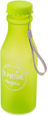 Бутылка для воды "Феникс-Презент", цвет: салатовый, 550 мл