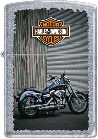 Зажигалка Zippo "Harley-Davidson", цвет: серебристый, 3,6 х 1,2 х 5,6 см. 48576