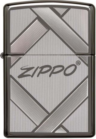 Зажигалка Zippo "Classic" , цвет: черный, 3,6 х 1,2 х 5,6 см. 29941