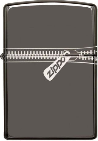 Зажигалка Zippo "Classic" , цвет: черный, 3,6 х 1,2 х 5,6 см. 30548