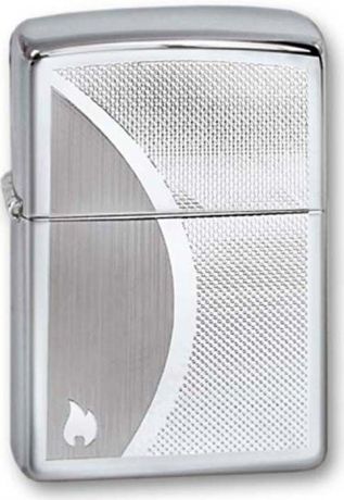 Зажигалка Zippo "Classic", цвет: серебристый, 3,6 х 1,2 х 5,6 см. 250 ZIPPO SHADOW GRADIANT