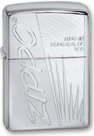 Зажигалка Zippo "Classic", цвет: серебристый, 3,6 х 1,2 х 5,6 см. 260 ZIPPO