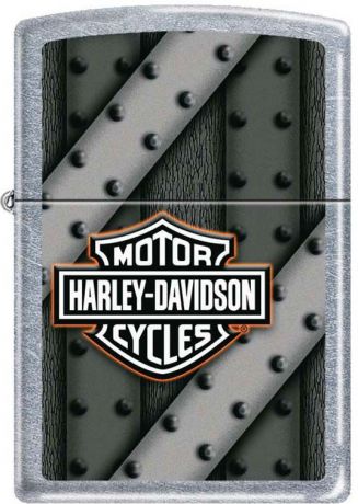 Зажигалка Zippo "Harley-Davidson", цвет: серебристый, 3,6 х 1,2 х 5,6 см. 48577