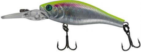 Воблер Yoshi Onyx "Frisky Shad-47 F-DR", цвет: серебристый, зеленый, 4,7 см