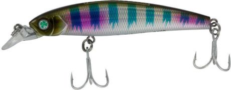 Воблер Yoshi Onyx "Twitcher King-85 SP-MR", цвет: голубой, розовый, серый, 8,5 см, 9,4 г