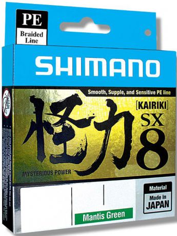 Леска плетеная Shimano "Kairiki PE", 0,330 мм, 150 м, 34 кг