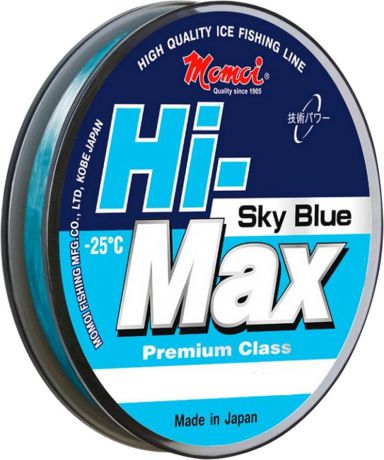 Леска Momoi Fishing "Hi-Max Sky Blue", 100 м, 0,12 мм, 1,6 кг