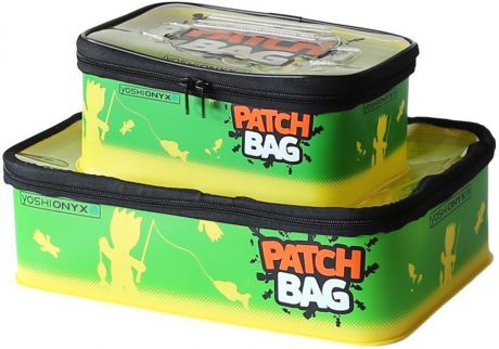 Набор коробок для снастей Yoshi Onyx "Patch Bag", цвет: желтый, зеленый, 2 шт