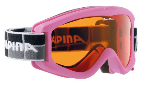 Очки горнолыжные Alpina "Carvy 2.0 SH", цвет: черный, белый, лиловый
