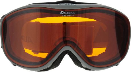 Очки горнолыжные Alpina Challenge 2.0 DH S2/DH S2 (M40), цвет: антрацит