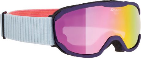 Очки горнолыжные Alpina Pheos JR. MM S2 (7-14), цвет: белый, черный, розовый