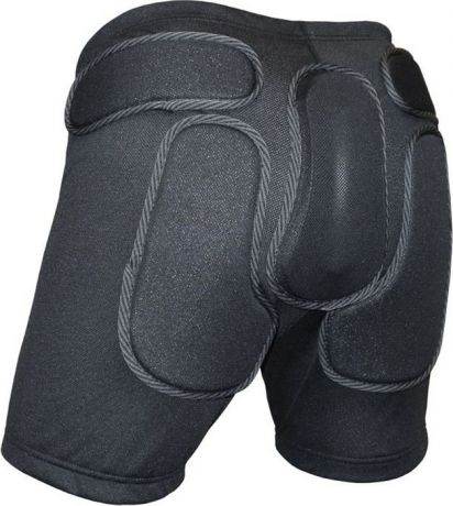 Защитные шорты Biont "Сноуборд", цвет: черный. Размер XS (42/44)