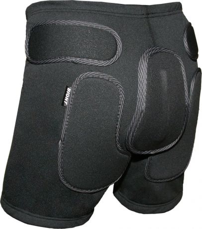 Защитные шорты Biont "Сноуборд Люкс", цвет: черный. Размер S (44/46)