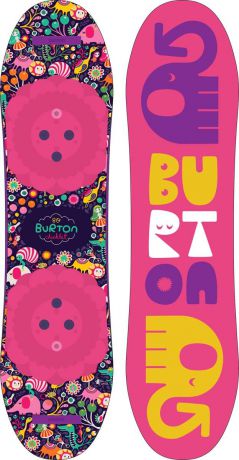 Сноуборд для девочки Burton Chicklet, длина 115 см