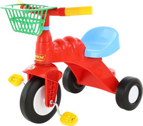 Полесье Велосипед трехколесный Малыш с корзинкой, цвет в ассортименте