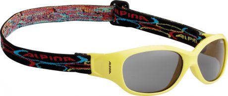 Велосипедные очки Alpina "Sports Flexxy Kids", цвет оправы: желтый