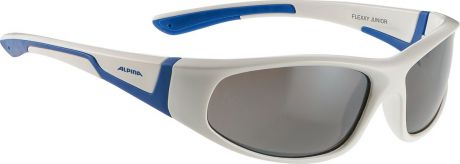 Велосипедные очки Alpina "Flexxy Junior", цвет оправы: белый, синий