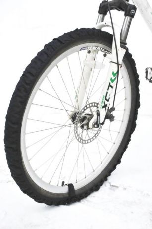 Велотапки "AG-brand", цвет: черный, 2 шт. Размер 26"-29"