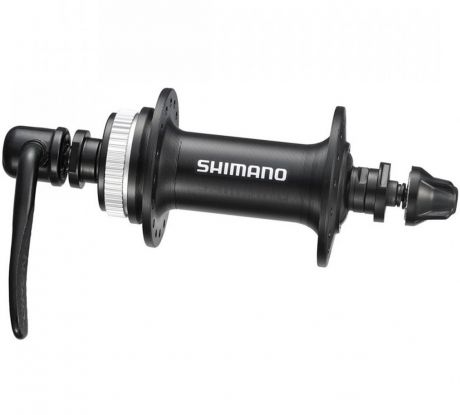 Втулка передняя Shimano "RM35", 36 отверстий, QR, C.Lock, цвет: черный. EHBRM35ALP5