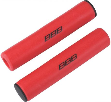 Грипсы BBB "Sticky", цвет: красный, 13 см, 2 шт. BHG-34