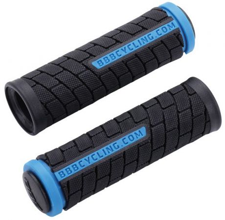 Грипсы BBB "DualGrip", цвет: черный, синий, 10,2 см, 2 шт. BHG-07