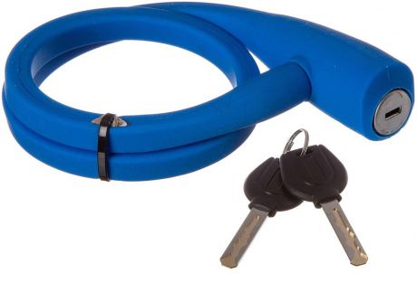 Велозамок "STG", с ключами, цвет: синий. TY4538