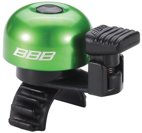 Звонок велосипедный BBB "EasyFit", цвет: зеленый