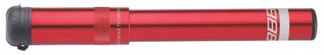Насос велосипедный BBB "EasyRoad", цвет: красный, 185 мм