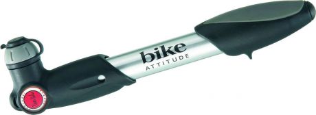 Насос велосипедный Bike Attitude "GP23", ручной, цвет: черный