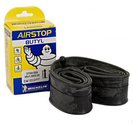 Камера бутиловая Michelin "C4 Airstop", автониппель, 26"x1,4"/2,4"