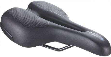 Седло велосипедное BBB "SportPlus Men Ergonomic Memory Foam Steel Rail", цвет: черный, 17 х 27 см