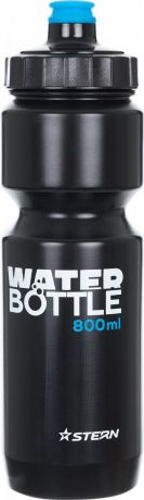 Фляга велосипедная Stern "Water Bottle", цвет: черный, 800 мл